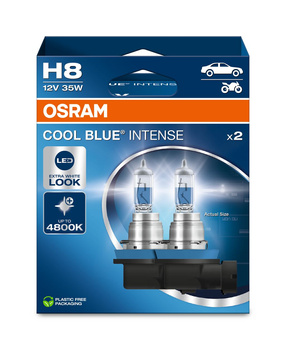 OSRAM H8 12V 35W PGJ19-1 Cool Blue INTENSE 5000K +100%