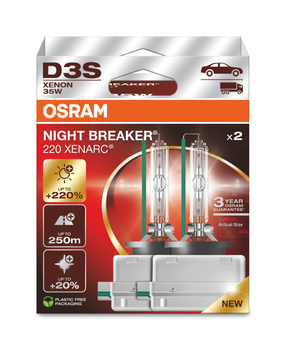 OSRAM D3S XENARC® NIGHT BREAKER® LASER +220%