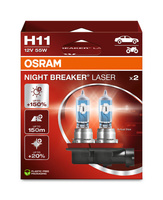 OSRAM H11 12V 55W NIGHT BREAKER® LASER +150%