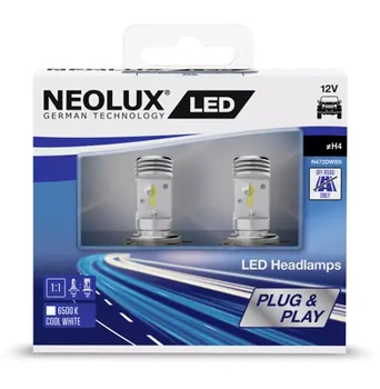 NEOLUX H4 12V LED Headlight 6500K Cool White