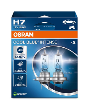 OSRAM H7 12V 55W PX26d Cool Blue INTENSE 5000K +100%