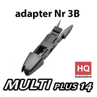 HQ MultiPlus14 Kierowca: 600mm/ pasażer 575mm adapter Nr: 3B