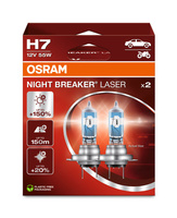 OSRAM H7 12V 55W  NIGHT BREAKER® LASER +150%
