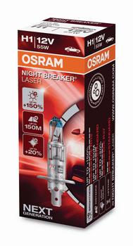 OSRAM H1 12V 55W NIGHT BREAKER® LASER +150%