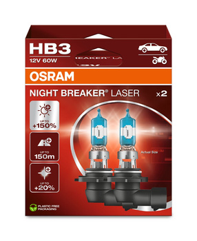OSRAM HB3 12V 60W NIGHT BREAKER® LASER +150%