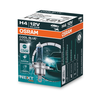 OSRAM H4 12V 60/55W P43t Cool Blue INTENSE NextGeneration 5000K +100%