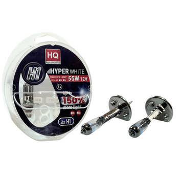 HQ Automotive H1 12V 55W  Hyper White +150%