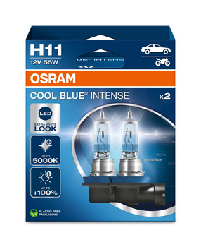 OSRAM H11 12V 55W PGJ19-2 Cool Blue INTENSE NextGeneration 5000K +100%