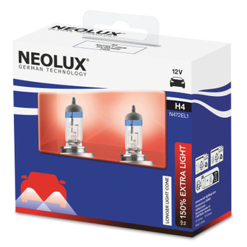 NEOLUX H4 12V 60/55W P43t Extra Light +150%