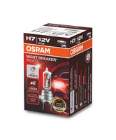 OSRAM H7 12V 55W PX26d NIGHT BREAKER® SILVER +100%