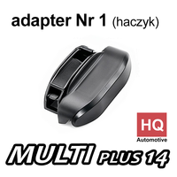HQ MultiPlus14 Kierowca: 700mm / pasażer 450mm adapter Nr: 1 (haczyk) 2szt.
