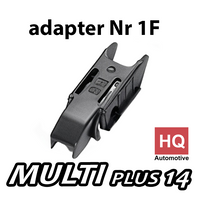 HQ MultiPlus14 Kierowca: 575mm/ pasażer 525mm adapter Nr: 1F