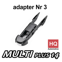 HQ MultiPlus14 Kierowca: 650mm / pasażer 400mm adapter Nr: 3 2szt.