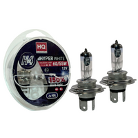 HQ Automotive H4 12V 60/55W Hyper White +150%